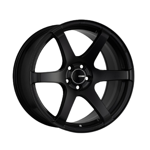 Enkei T6S 5x114.3 17x8+35 Matte Black Wheels | ThreePiece.us