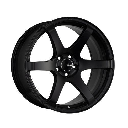 Enkei T6S 5x100 17x8+45 Matte Black Wheels | ThreePiece.us