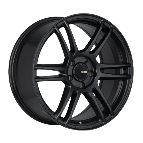 Enkei TSR-6 5x100 18x8+45 Matte Black Wheels | ThreePiece.us