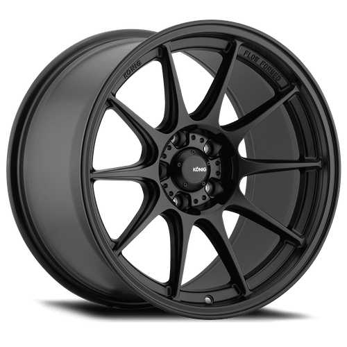 Konig Dekagram 5x100 18x9.5+35 Semi-Matte Black