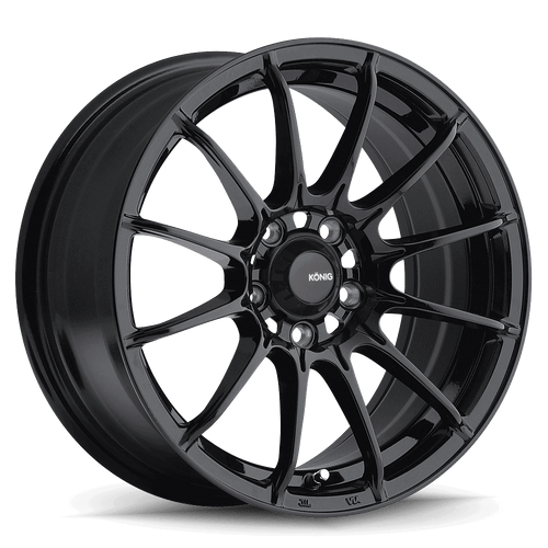 Konig Dial-In 4x100 15x8+25 Gloss Black