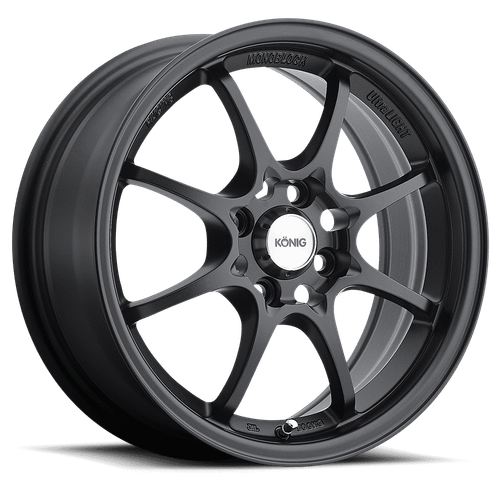 Konig Helium 4x100 15x6.5+40 Flat Black