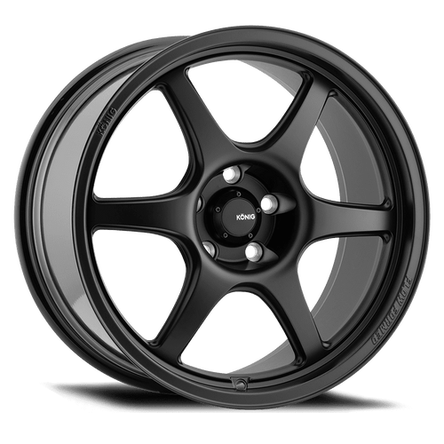 Konig Hexaform 4x100 15x9+35 Matte Black