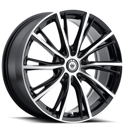Konig Impression 5x112 16x7.5+45 Gloss Black w/ Machined Face