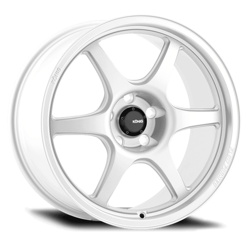 Konig Hexaform 5X114.3 18x10.5+18 Gloss White Flow Formed