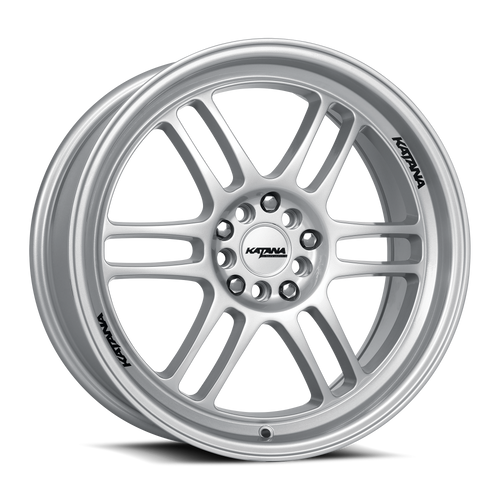 KATANA RACING KR02 5x120/5x114.3 18x8 +40 Glossy Sliver