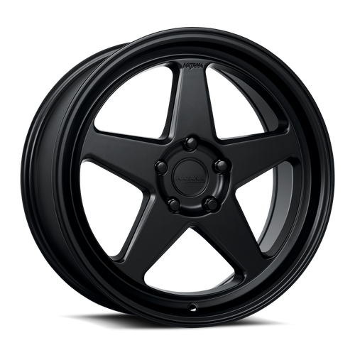 KATANA RACING KR03 5x108 20x8.5 +40 Matte Black wheel for 2018 Ford Focus
