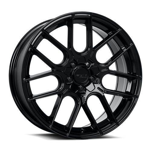 KATANA RACING KR04 5x112/5x114.3 18x8 +40 Glossy Black - Threepieceus