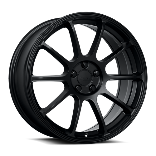 KATANA RACING KR07 5x100 18x8 +40 Matte Black wheel for 2012 Subaru Legacy