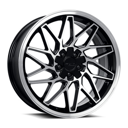 KATANA RACING KR09 5x100/5x114.3 18x8 +40 Glossy Black Machined Face