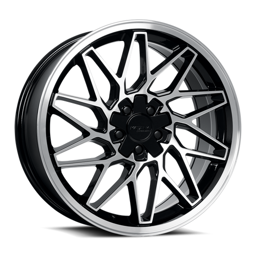 KATANA RACING KR09 5x105/5x114.3 18x8 +40 Glossy Black Machined Face