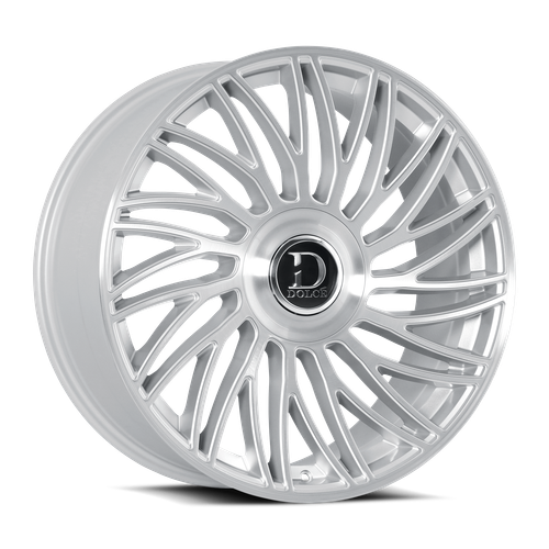 DOLCE LUXURY SESTO 6x135/6x139.7 24x10 +25 Glossy Silver Brush Face