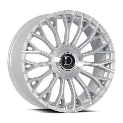 DOLCE LUXURY ROMA 6x135/6x139.7 24x10 +25 Glossy Silver Brush Face