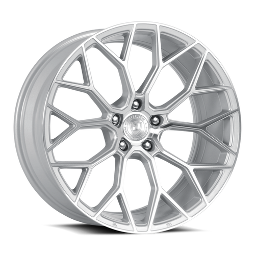 DOLCE PERFORMANCE PISTA 5x114.3 20x8.5 +38 Gloss Silver Machined Face