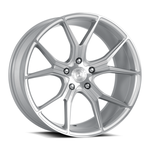 DOLCE PERFORMANCE ELEMENT 5x112 18x8.5 +35 Gloss Silver Machined Face