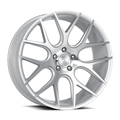 DOLCE PERFORMANCE MONZA 5x120 18x8.5 +35 Gloss Silver Machined Face