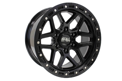 Scale 4X4 S02 6x139.7 17x8.5 -10 Glossy Black