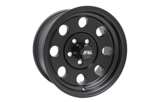 Scale 4X4 Sahara 5x114.3 15x7.0 -6 Matte Black
