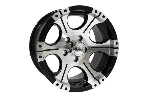Scale 4X4 Ace 5x114.3 16x8.0 +0 Black w/Machined Face