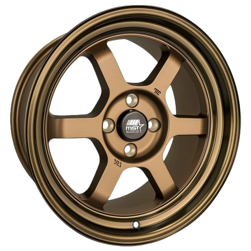 MST Wheels Time Attack 5x100 15x7.0 +20 Matte Bronze