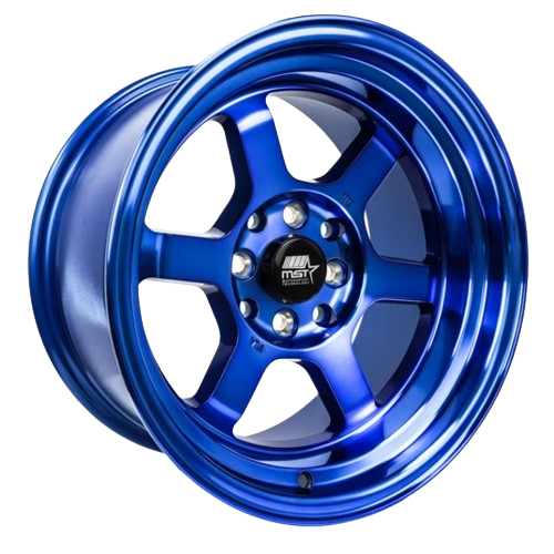 MST Wheels Time Attack 4x100/4x114.3 15x8.0 +0 Sonic Blue