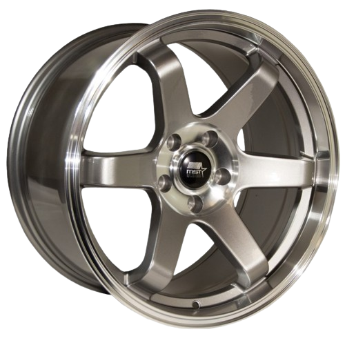 MST Wheels MT01 5x114.3 18x9.5 +35 Gunmetal w/Machined Lip