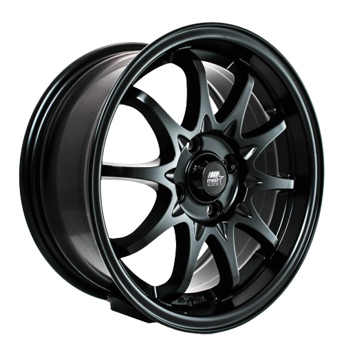 MST Wheels MT04 5x100/5x114.3 15x7.0 +35 Matte Black