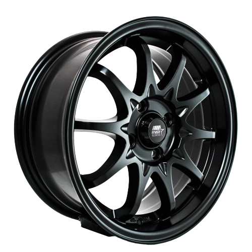 MST Wheels MT04 4X100 15x7.0 +35 Matte Black