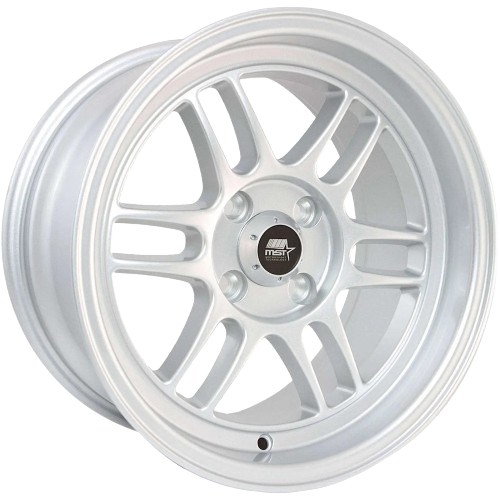 MST Wheels Suzuka 4X100 15x7.0 +33 Glossy Silver