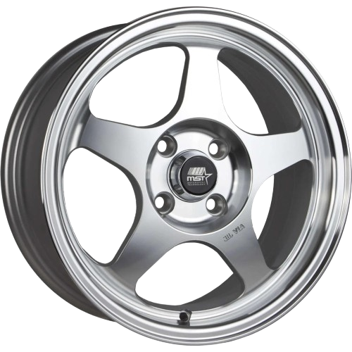MST Wheels MT29 4x100 15x6.5 +35 Machined | ThreePiece.us