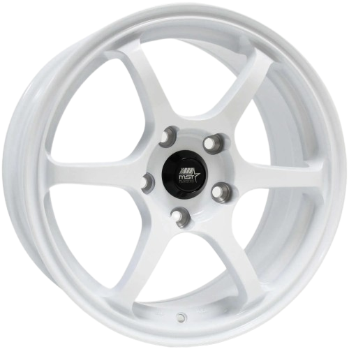 MST Wheels MT40 4X100 15x6.5 +38 Glossy White