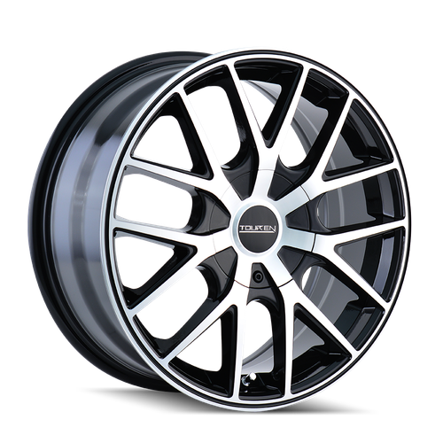 TOUREN TR60 GLOSS BLACK MACHINED wheel