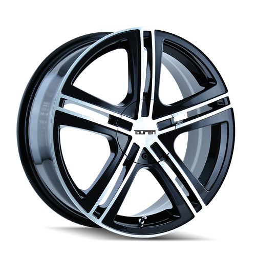 TOUREN TR62 3262 4x100/4x114.3 18x7.5 +40 GLOSS BLACK MACHINED