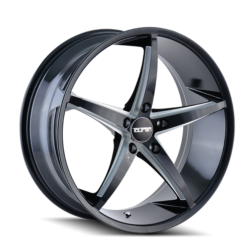 TOUREN TR70 3270 5x120 18x8 +35 GLOSS BLACK MILLED
