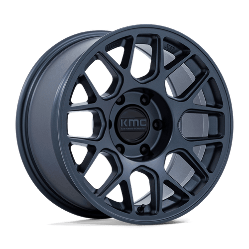 KMC KM730 HATCHET 5X127 17X8.5 +25 METALLIC BLUE