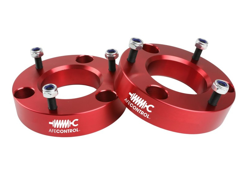 aFe CONTROL 2-inch leveling kit for Ford F-150 red