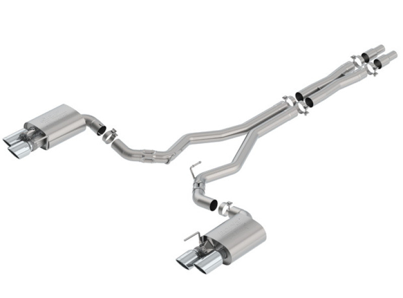 Borla ATAK cat-back exhaust with valves for 2018 Ford Mustang GT 5.0L