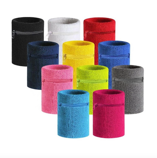 Custom Embroidered Terry Cloth Wristbands Match Point Promotions