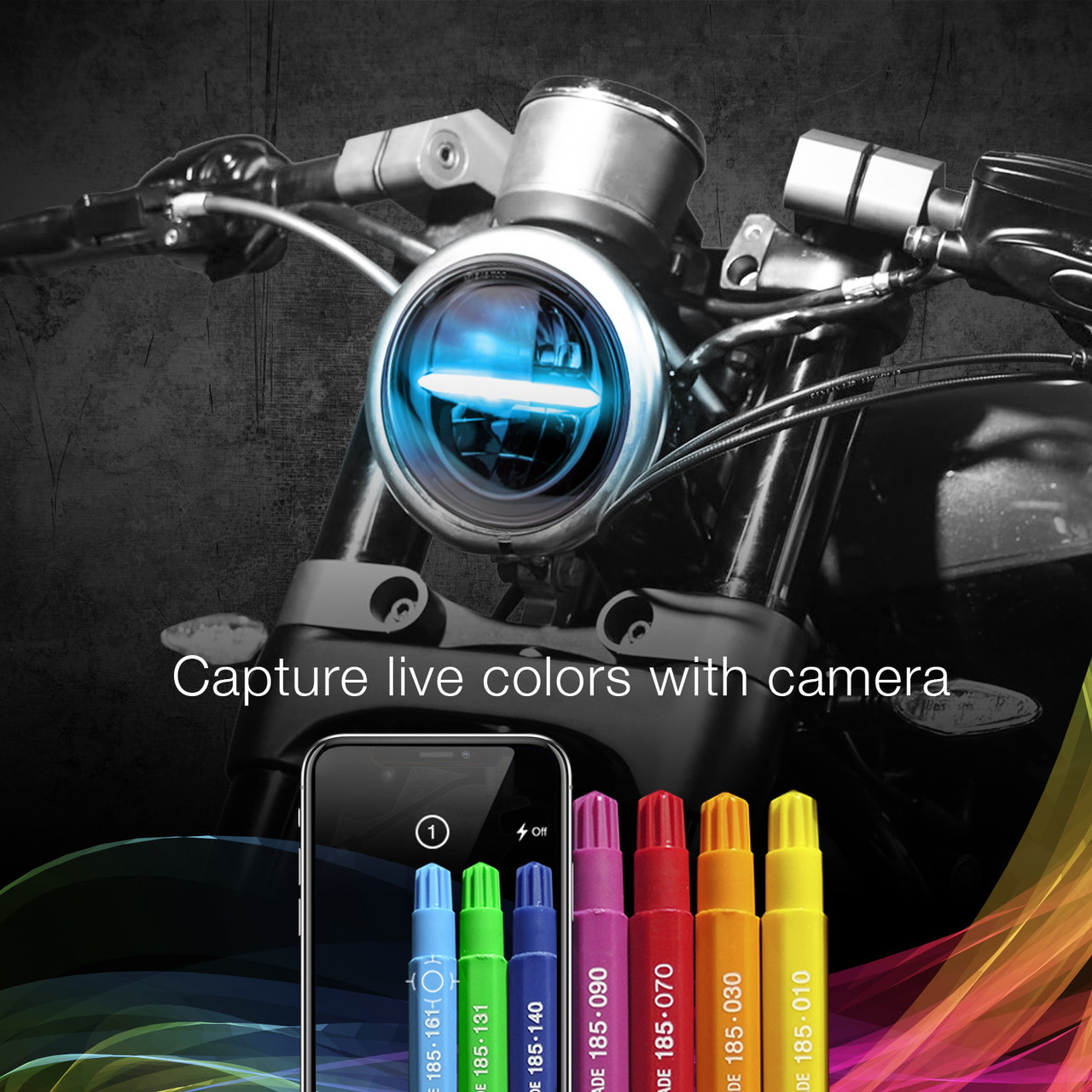 ハーレー用ヘッドライト XK glow 5.75インチ 色変更可能LED アプリ XK Glow (エックスケーグロー) 商品ページを追加しました
