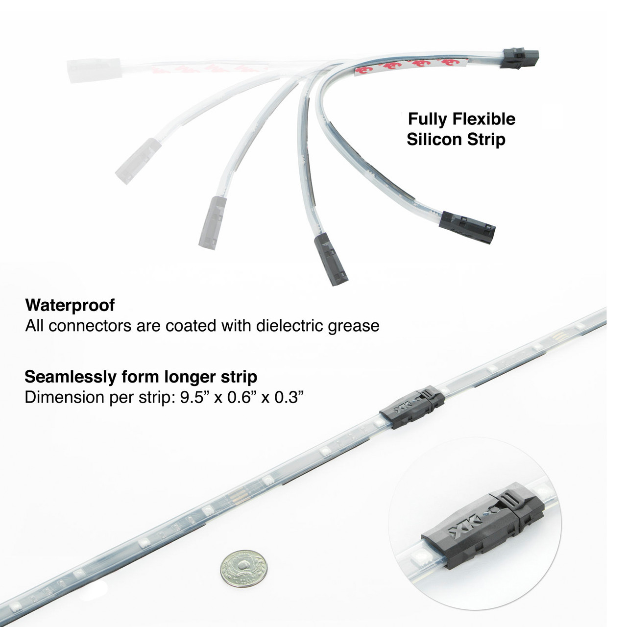 Interior/Exterior LED Accent Light Kits for Home from XKGLOW