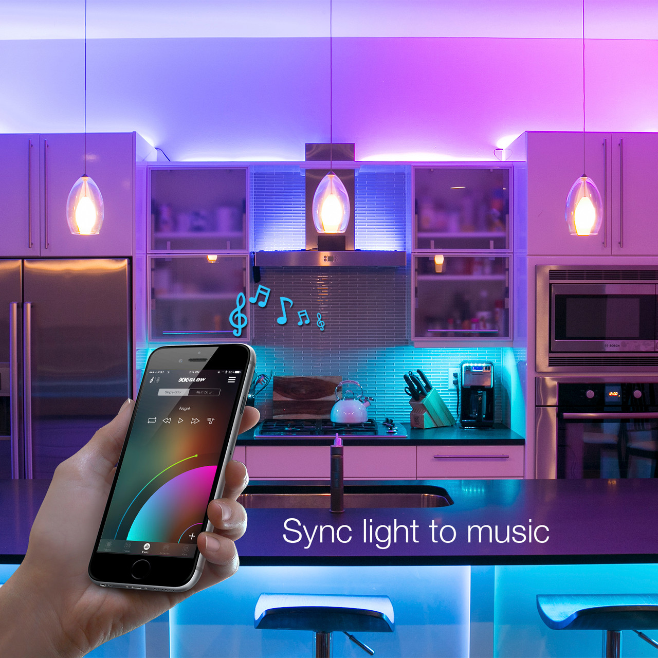 Interior/Exterior LED Accent Light Kits for Home from XKGLOW