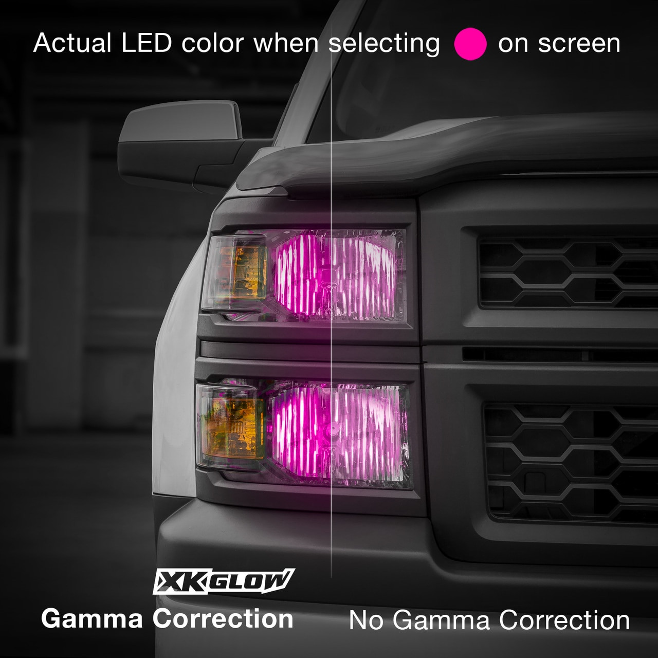 2-in-1 LED Headlight Kit + Multi-Color Devil/Demon Eye Headlights