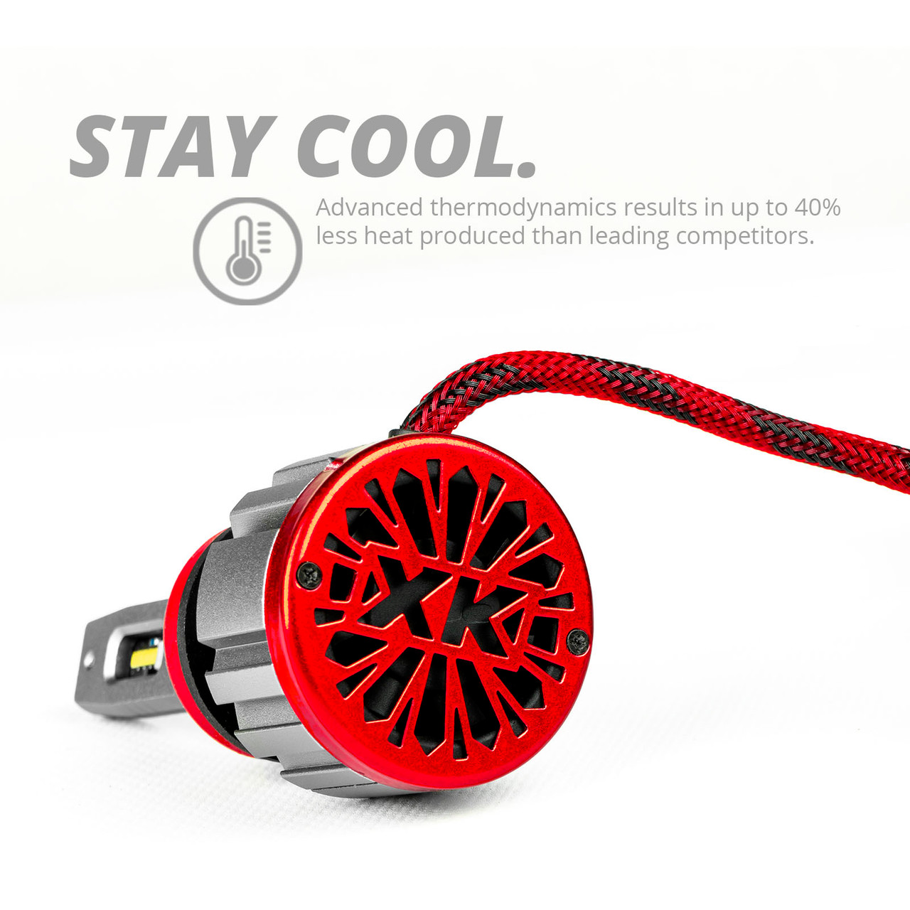 2-in-1 LED Headlight Kit + Multi-Color Devil/Demon Eye Headlights