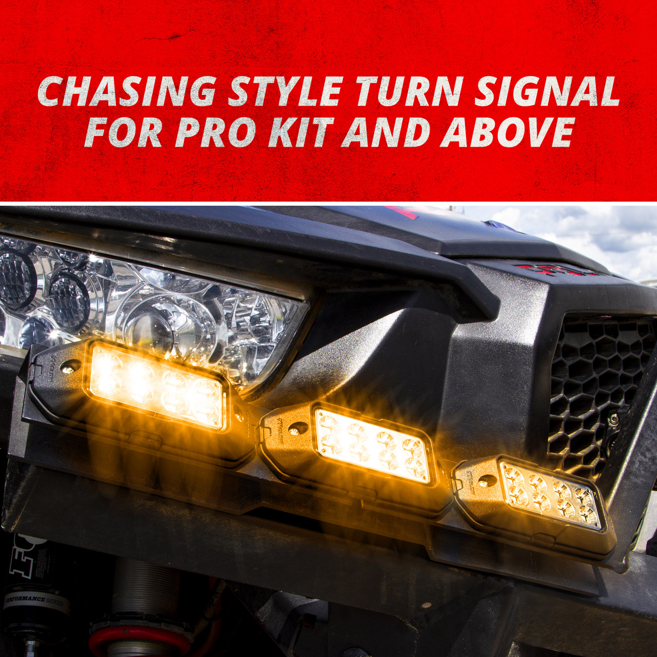 UTV Turn Signal Brake DOT Road Legal Light + Horn Kit