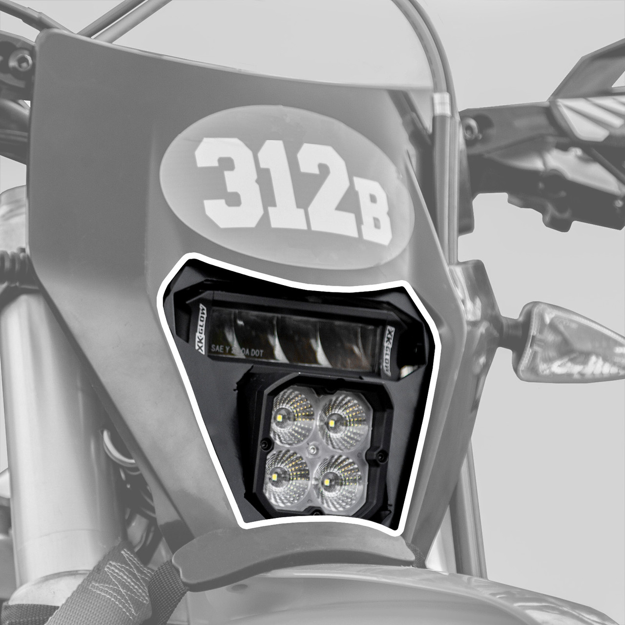 XK Glow - Dual Sport Headlight Kit KTM - XK-DS-KTM