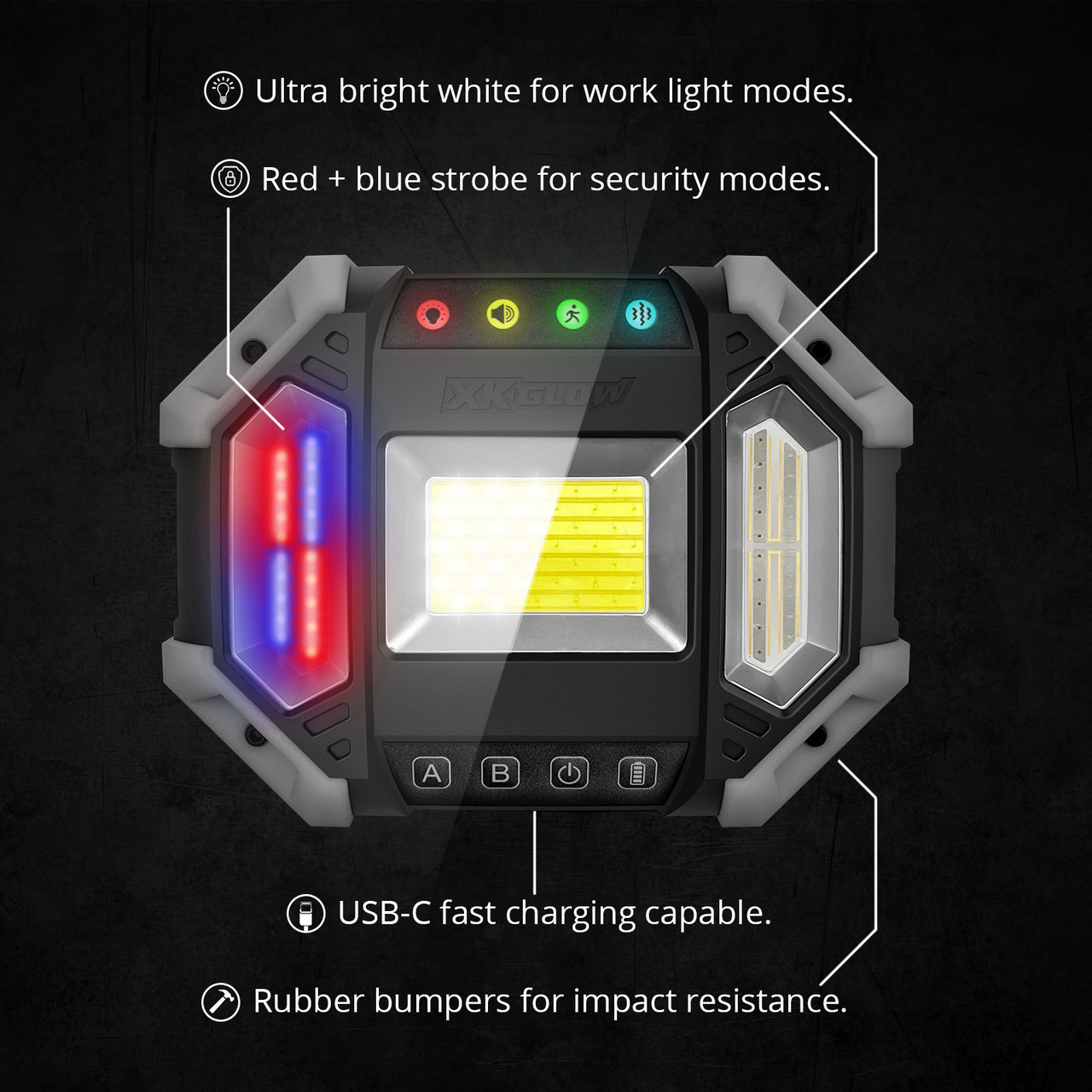 XKdefender: 7 Mode Multi-Functional Work & Security Light