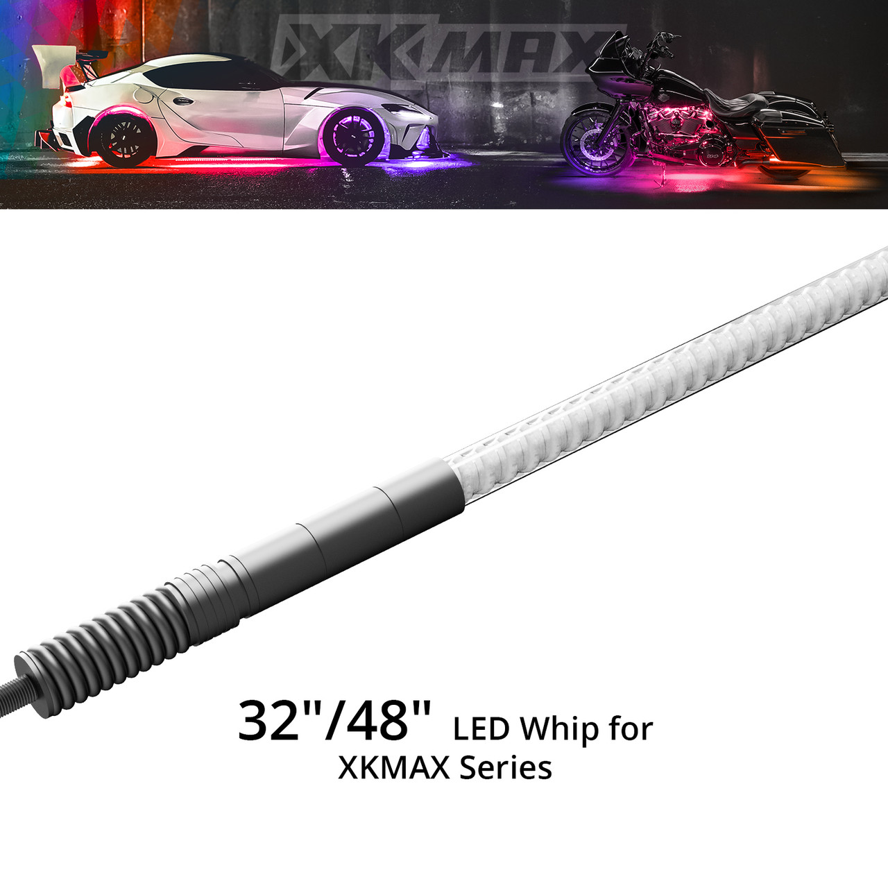  peak ドロップ型 LEDライト XKmax RGBW LED Whip Lights—COB LED Strip | Add-on | XKGLOW