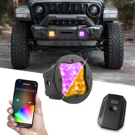 RGB LED Rock Light Kits Smartphone App Controlled from XKGLOW