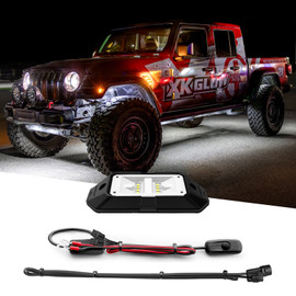 Pure White Rock Light Kit for Trucks Jeep & Bronco | XKGLOW