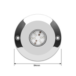 48W RGB LED Underwater Light for Boat - Dimensions